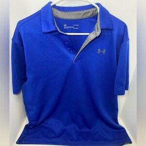 LG Blue and Gray Polo Shirt